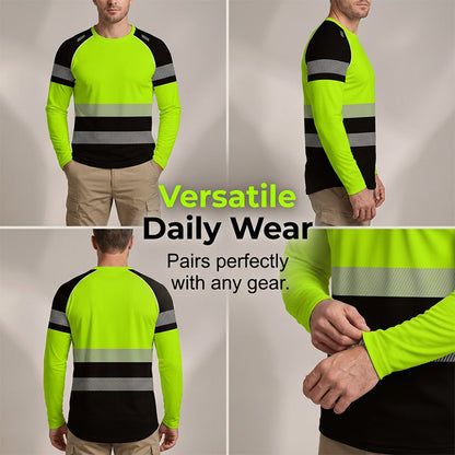 ✨ Men’s 3D Printed Active Shirt – High-Visibility, Breathable, Athletic Fit 🌿