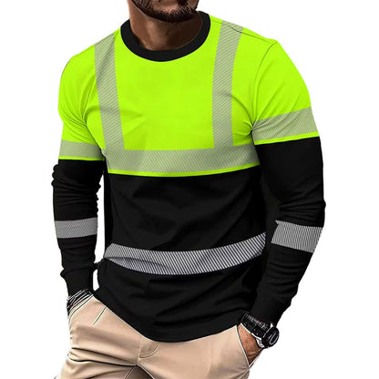 ✨ Men’s 3D Printed Active Shirt – High-Visibility, Breathable, Athletic Fit 🌿