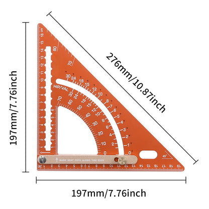 📐✨ Precision Woodworking Triangle Square – Alloy, Adjustable, Anti-Rust 🛠️