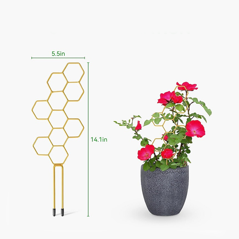 🌿 Honeycomb Plant Trellis – Rust-Proof, Stackable, Easy Install 🐝