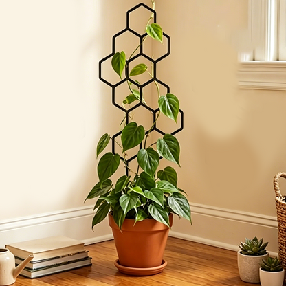 🌿 Honeycomb Plant Trellis – Rust-Proof, Stackable, Easy Install 🐝