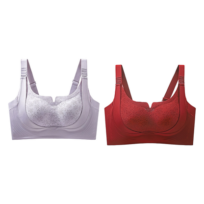☁️Women’s Lifting Soft Support Anti-Sagging Lace Bra – Wireless Support