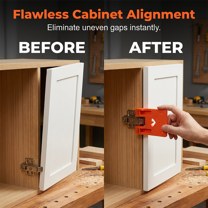 🔧✨ Cabinet Door Hinge Drilling Guide – Magnetic Clamp, Precise Alignment, 35mm 🪚