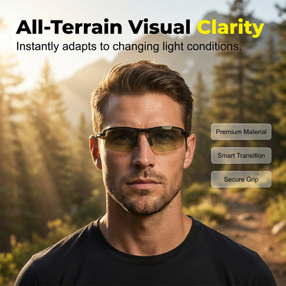 💥Outdoor Photochromic Polarized Sunglasses