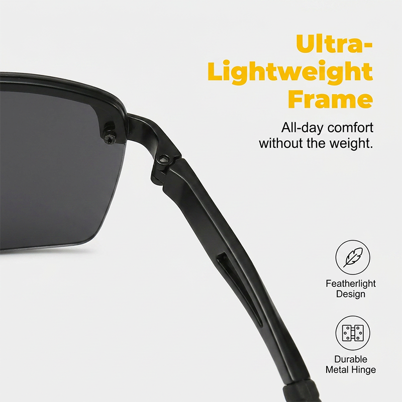 💥Outdoor Photochromic Polarized Sunglasses