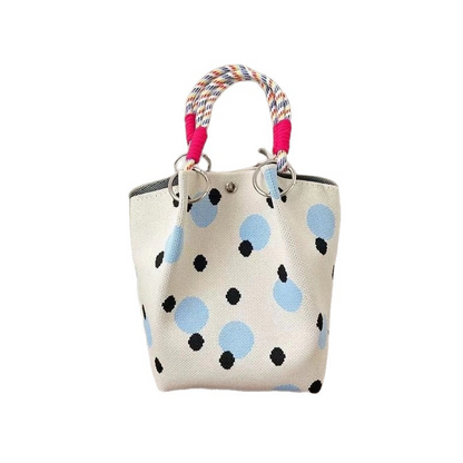 👜Cute Polka Dot Handbag for Women – Classic Dot Print, Roomy, Everyday Chic ✨
