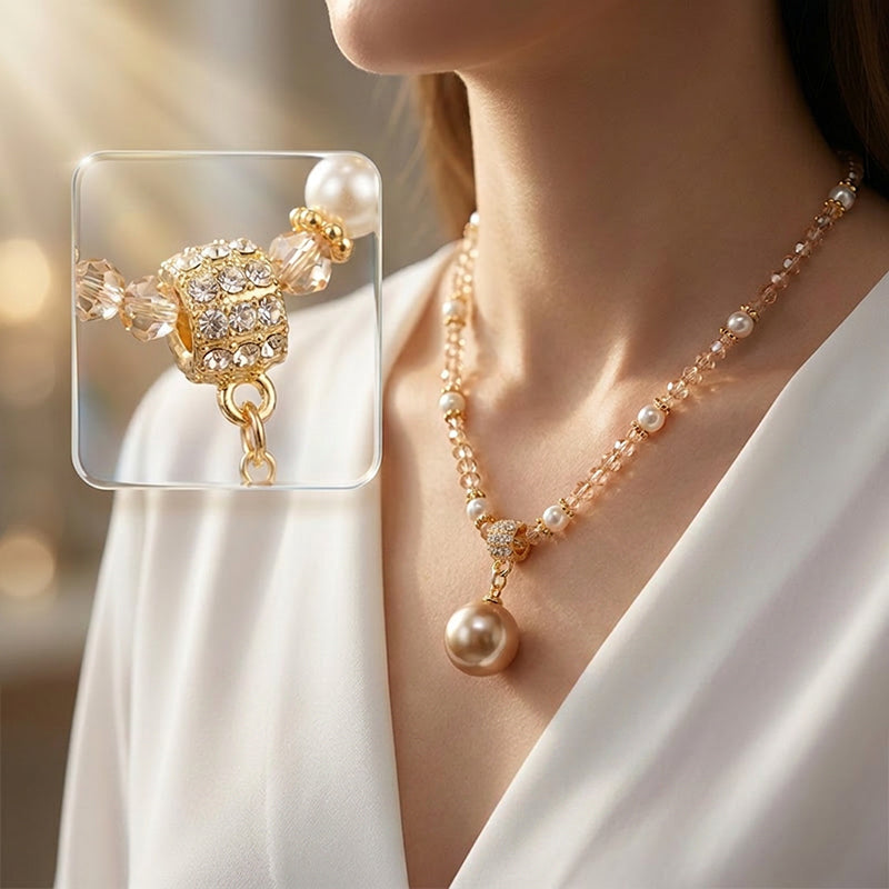 📿Elegant pearl necklace for Women