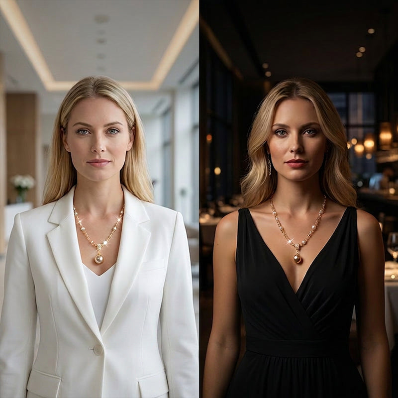 📿Elegant pearl necklace for Women