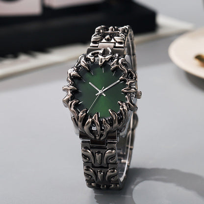 ⌚Creative Claw-Shaped Quartz Watch for Men – Red Dial, Sculptural Bracelet, Statement Style 🔥