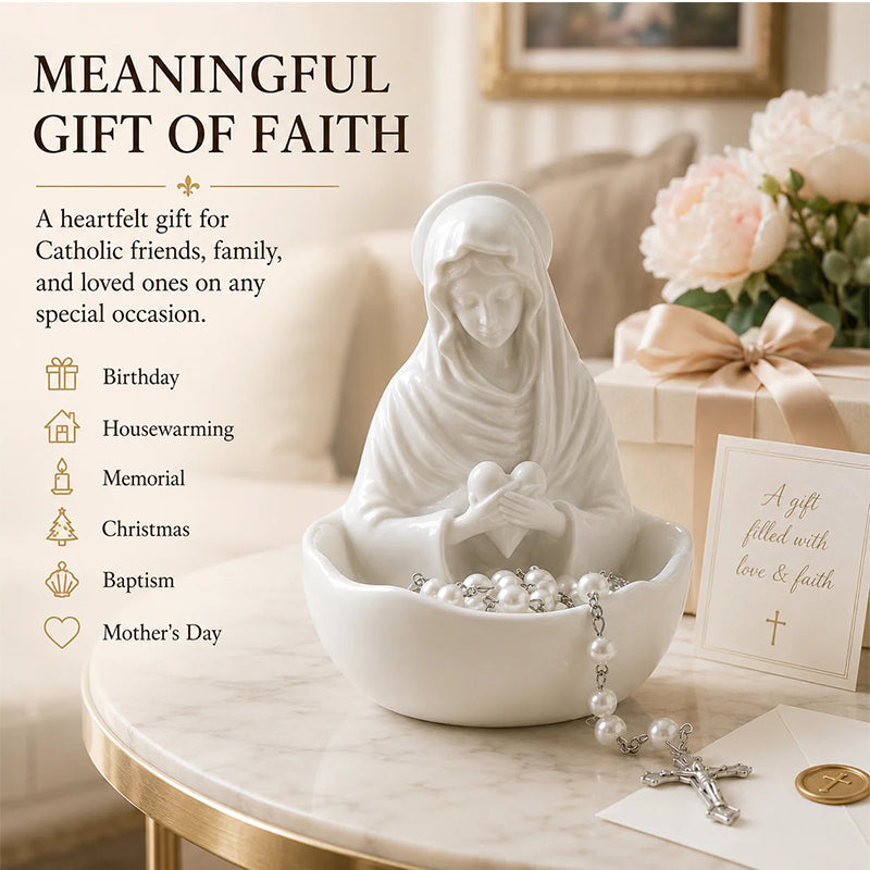 🧕Elegant Resin Ornament: Devotional Icon Decorative Bowl – Table Decoration