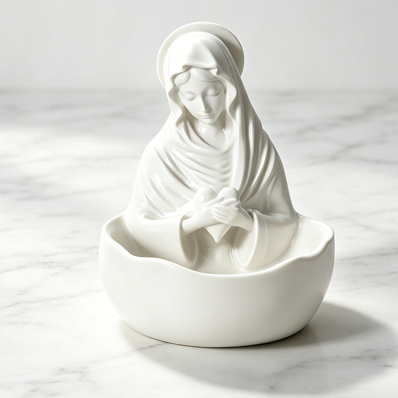 🧕Elegant Resin Ornament: Devotional Icon Decorative Bowl – Table Decoration