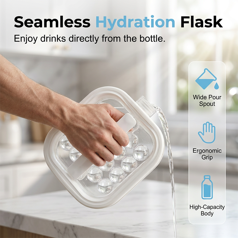 🧊Portable Silicone Ice Ball Maker Kettle💦