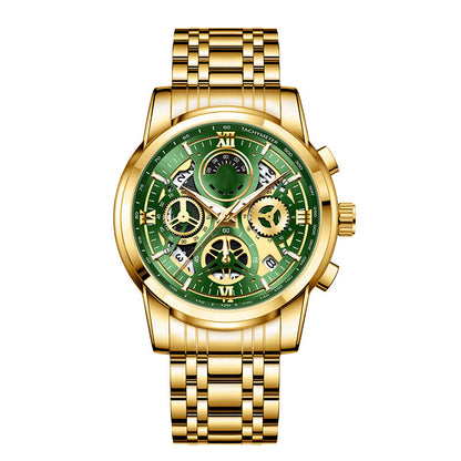 ⌚✨ Men's Classic Quartz Watch – Durable Band, Timeless Style 🖤