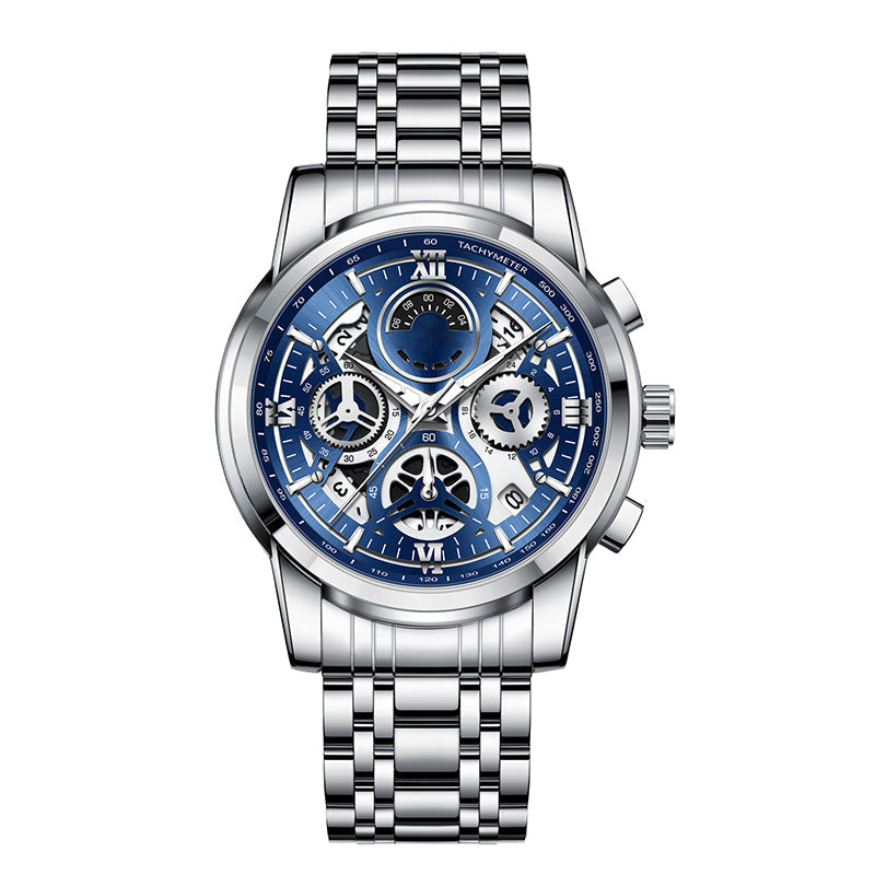 ⌚✨ Men's Classic Quartz Watch – Durable Band, Timeless Style 🖤