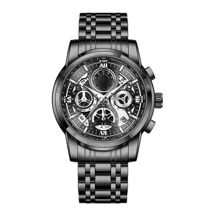⌚✨ Men's Classic Quartz Watch – Durable Band, Timeless Style 🖤