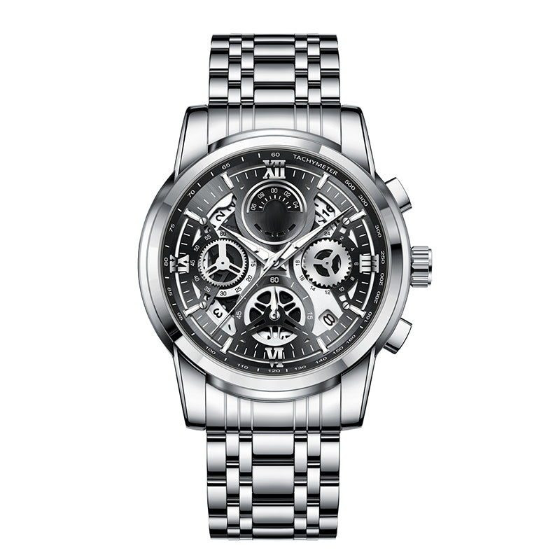 ⌚✨ Men's Classic Quartz Watch – Durable Band, Timeless Style 🖤