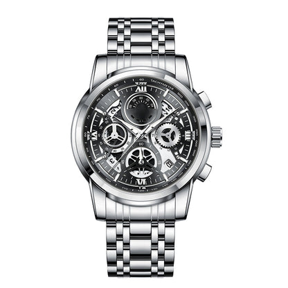 ⌚✨ Men's Classic Quartz Watch – Durable Band, Timeless Style 🖤