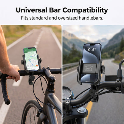 🚴‍♂️ Quick-Release Bike Phone Mount – SecureLock & Shockproof Padding 📱