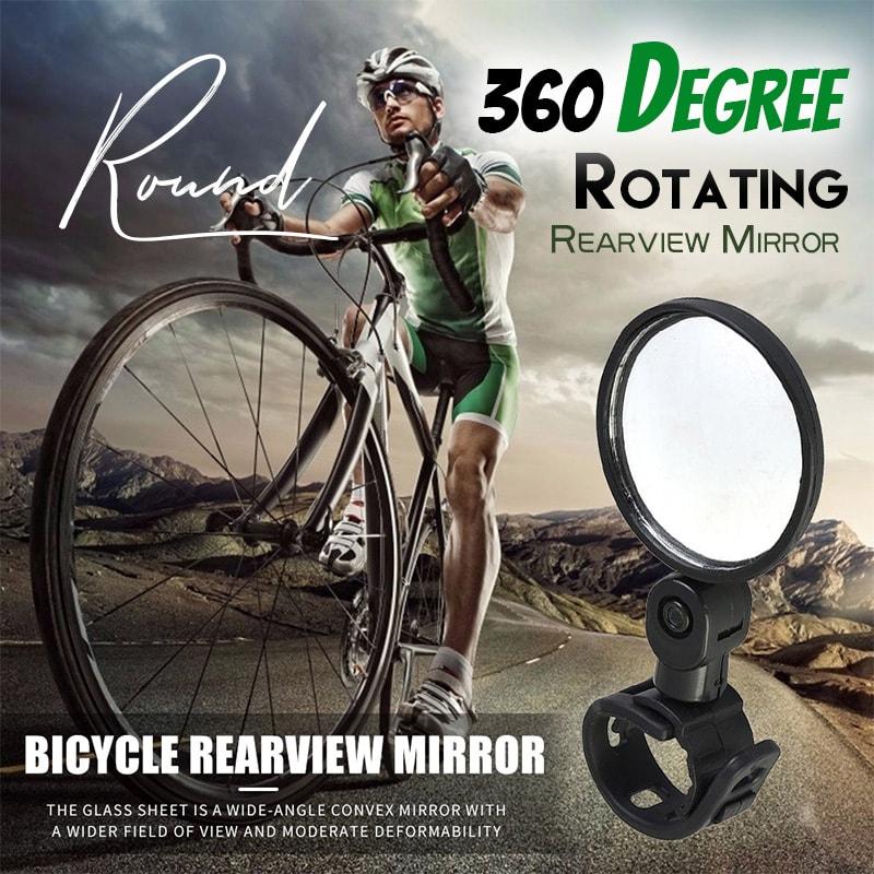 🔎 360 Degree Rotating Rearview Mirror🚴‍♂️