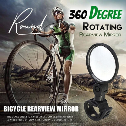 🔎 360 Degree Rotating Rearview Mirror🚴‍♂️