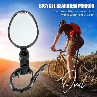 🔎 360 Degree Rotating Rearview Mirror🚴‍♂️