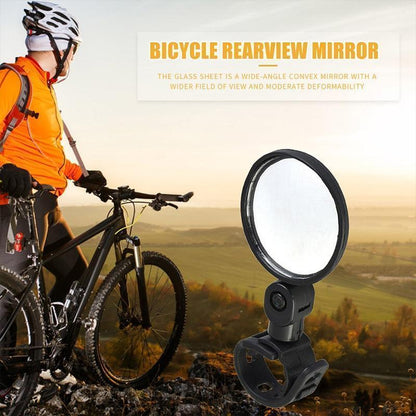 🔎 360 Degree Rotating Rearview Mirror🚴‍♂️