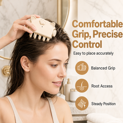 🔥Shape in 3 Seconds！💇 Wireless Heated Volumizing Root Lift Clip👱‍♀️High Cranial Top Magic Tool！Volumizing Root Lift Clip