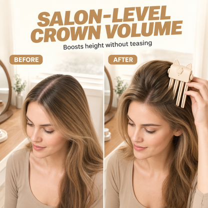 🔥Shape in 3 Seconds！💇 Wireless Heated Volumizing Root Lift Clip👱‍♀️High Cranial Top Magic Tool！Volumizing Root Lift Clip