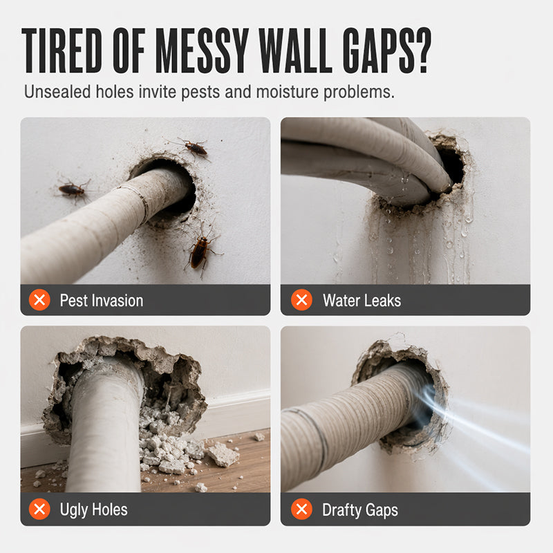 💞 Waterproof Wall Hole Sealing Clay for Air Conditioner Pipes