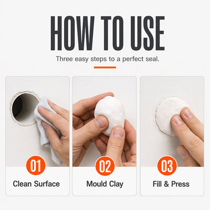 💞 Waterproof Wall Hole Sealing Clay for Air Conditioner Pipes