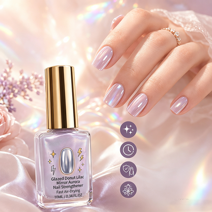 💅 Lilac Glossy Mirror Nail Strengthener