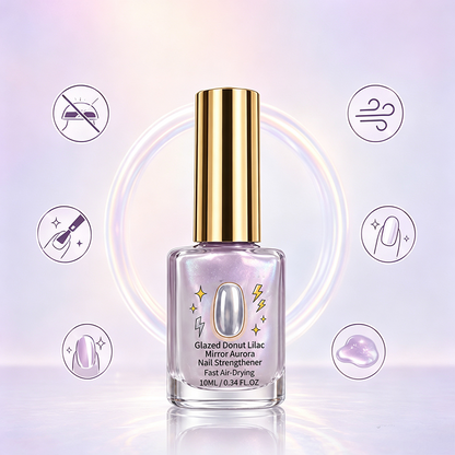 💅 Lilac Glossy Mirror Nail Strengthener