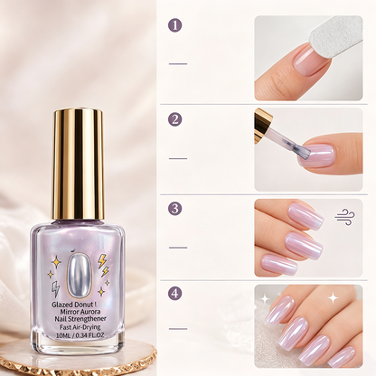 💅 Lilac Glossy Mirror Nail Strengthener