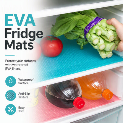 🧊 🛡️Waterproof Fridge Shelf Liners – Non-slip, easy-clean & food-safe – Keeps fridge shelves fresh & organized ✨