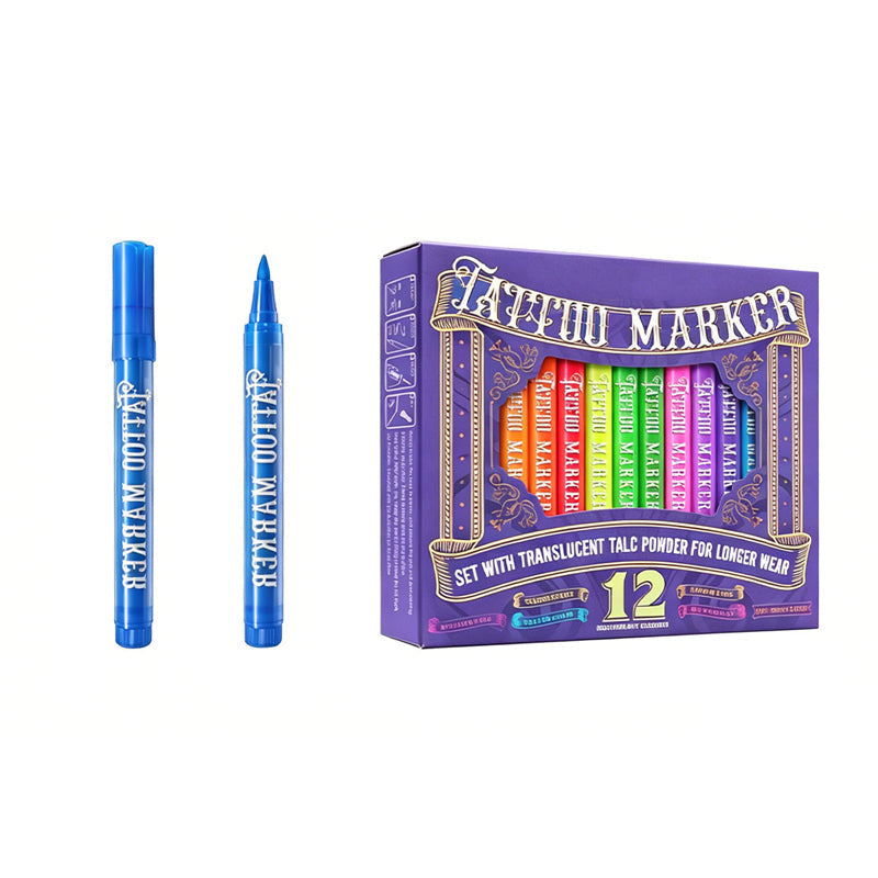 🔥 UV Glow Party & DIY Art Pens – Washable Fluorescent Skin Art Pen✨