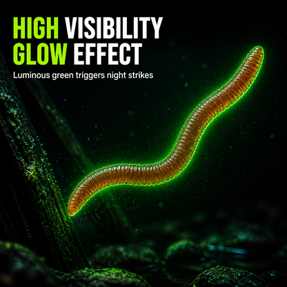 🎣Simulation Earthworm Soft Fishing Lures – Scented, Lifelike, Durable 🌊