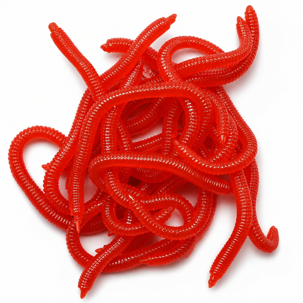 🎣Simulation Earthworm Soft Fishing Lures – Scented, Lifelike, Durable 🌊