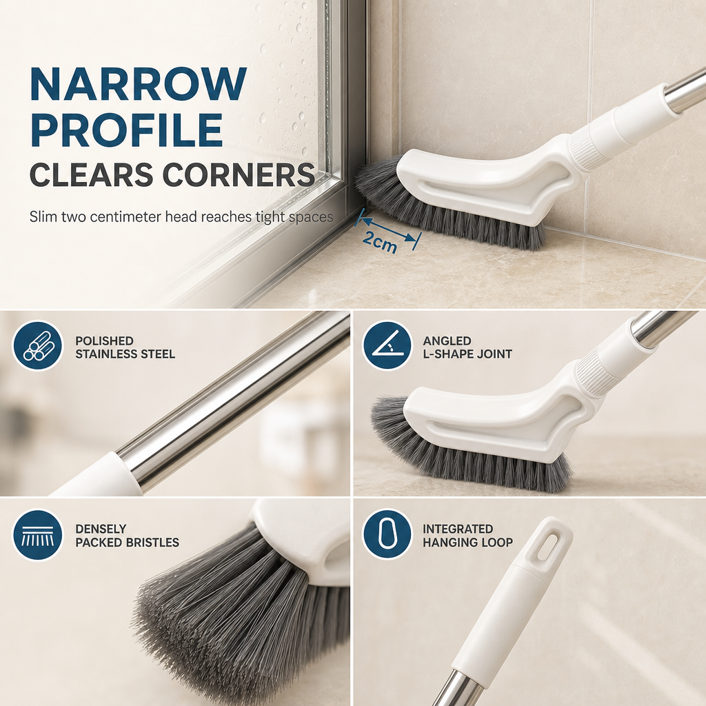 🧹Multifunctional Extendable Long Handle Floor Scrub Brush