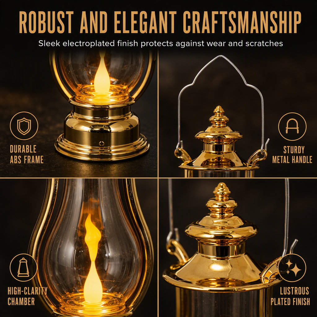 🕯️Vintage LED Kerosene Lantern Decorative Hanging Lamp
