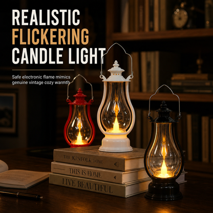 🕯️Vintage LED Kerosene Lantern Decorative Hanging Lamp