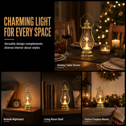 🕯️Vintage LED Kerosene Lantern Decorative Hanging Lamp