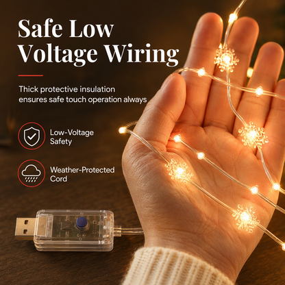🎄Christmas Curtain Lights – Remote Control & 8 Lighting Modes for Cozy Holiday Windows ✨🎁