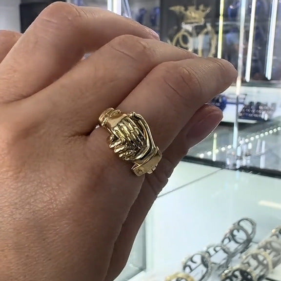 💞 Öppna händer hjärta ring