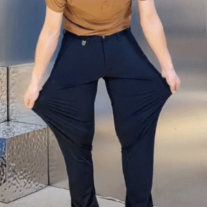 HÖG STRETCH KLASSISKA BYXA FÖR HERR