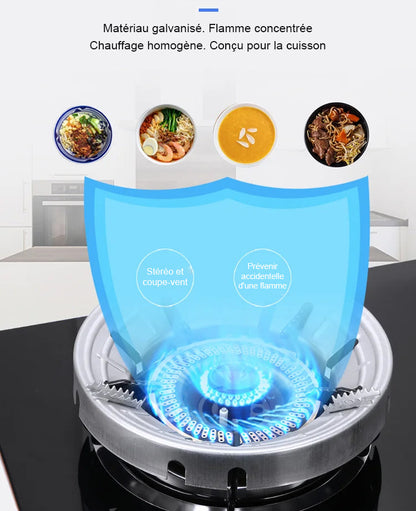 Energisparande filt till gasspis för hushållsbruk