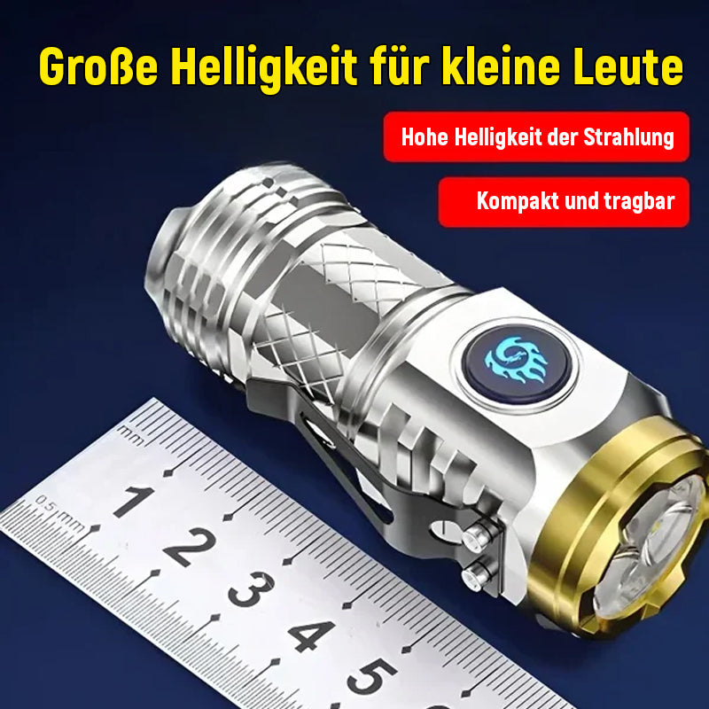 Tre-Öga Miniblixt Superkraftig Ficklampa