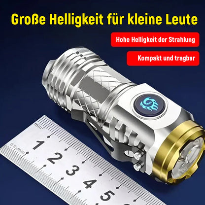 Tre-Öga Miniblixt Superkraftig Ficklampa
