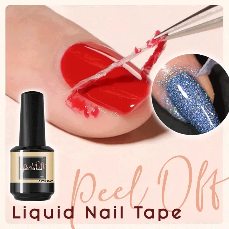 Peel-Off flytande nageltejp