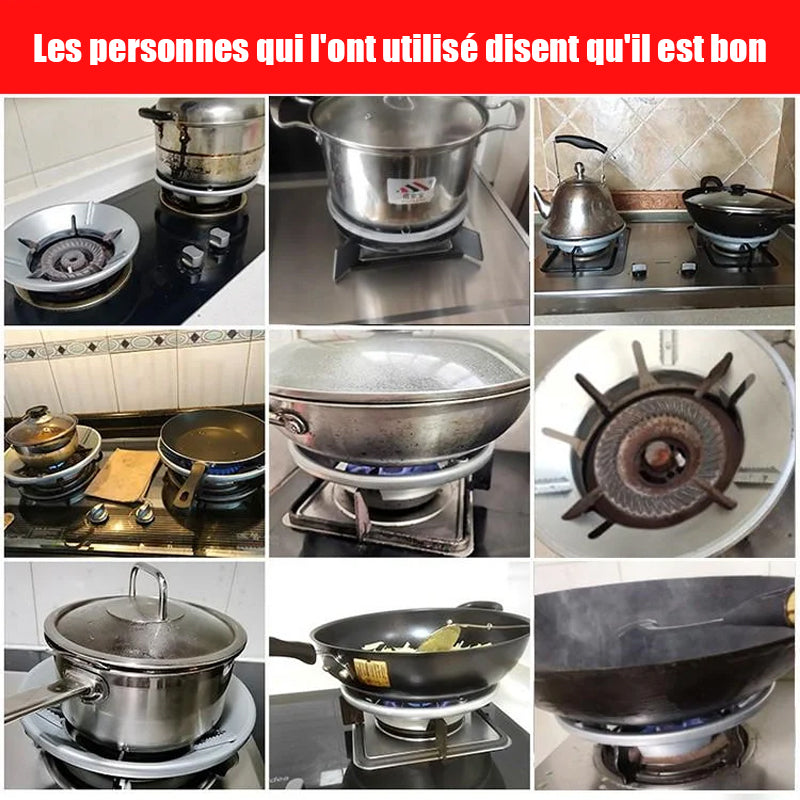 Energisparande filt till gasspis för hushållsbruk