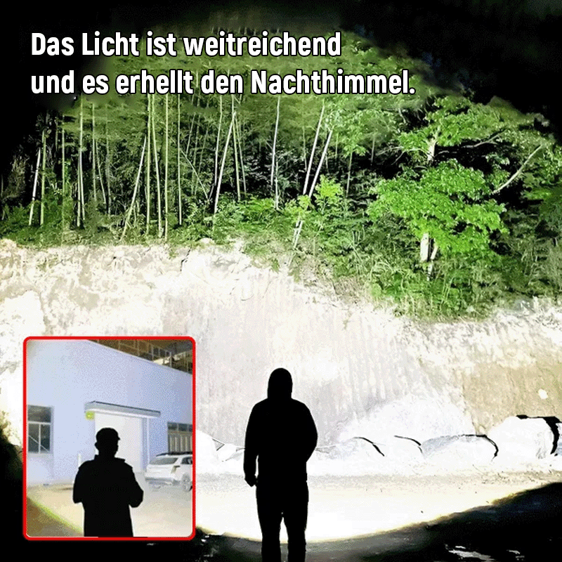 Tre-Öga Miniblixt Superkraftig Ficklampa